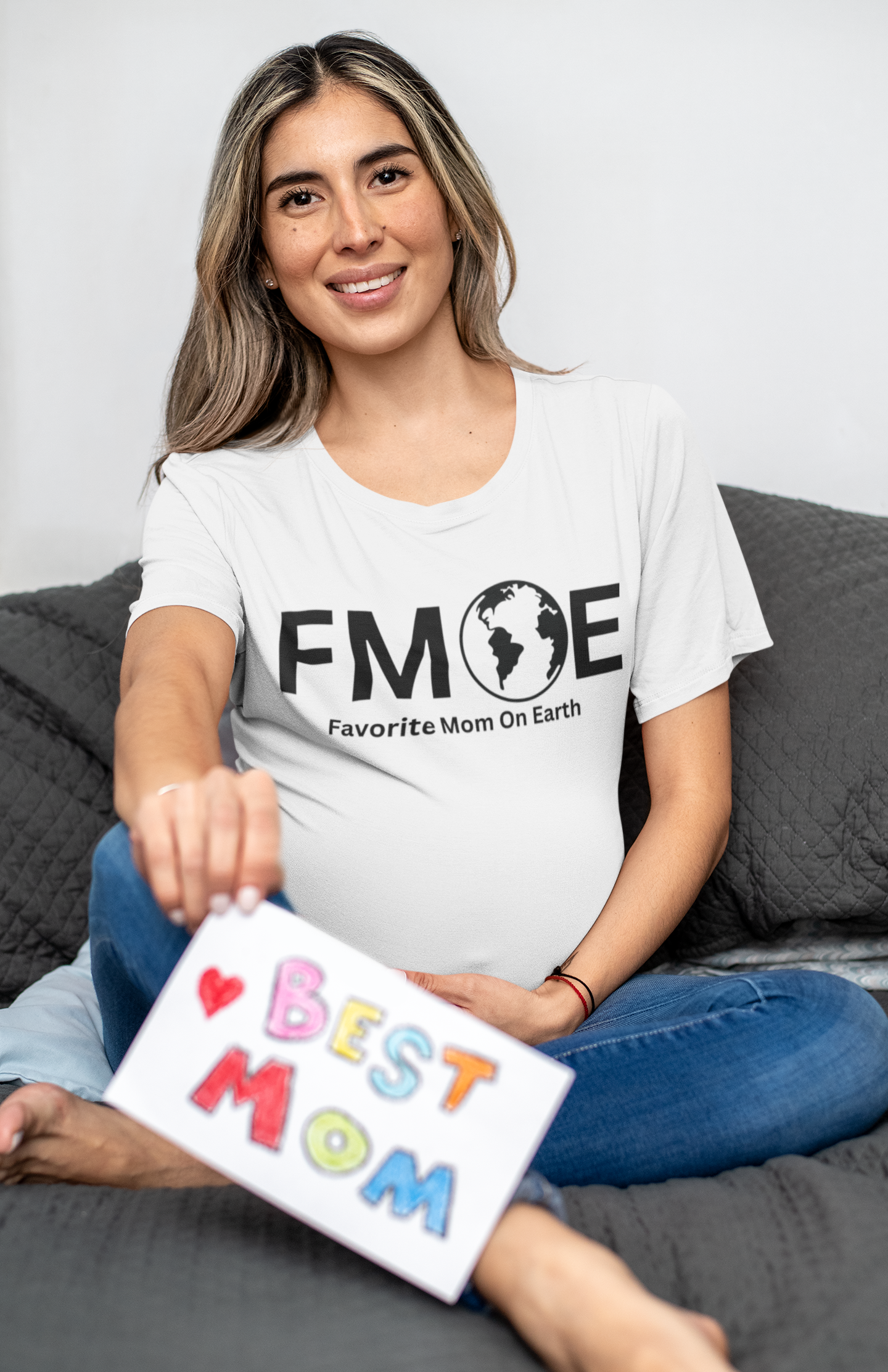 Favorite Mom On Earth (FMOE) - Comfort Colors 1717 Garment-Dyed T-Shirt
