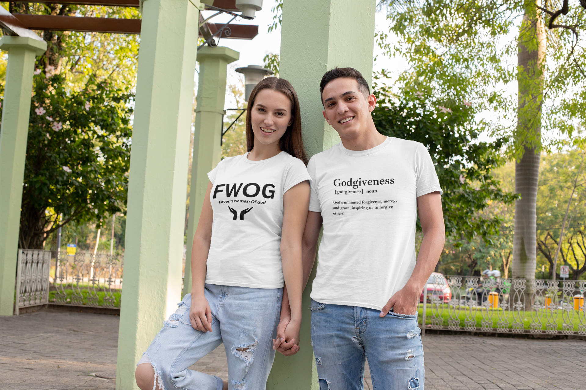 Favorite Woman of God (FWOG) T-Shirt – Comfort Colors 1717 Garment-Dyed Tee