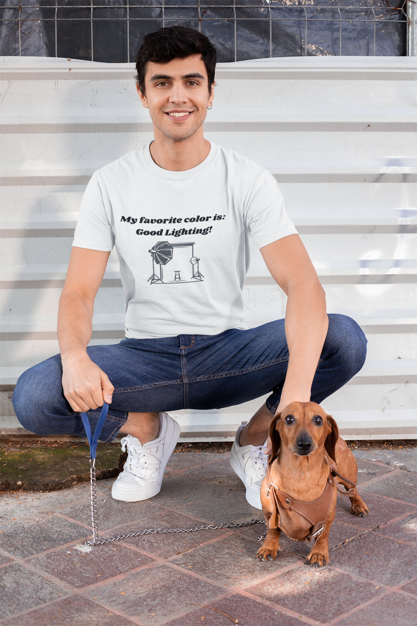 My Favorite Color is Good Lighting! T-Shirt – Unisex Heavy Cotton T-Shirt