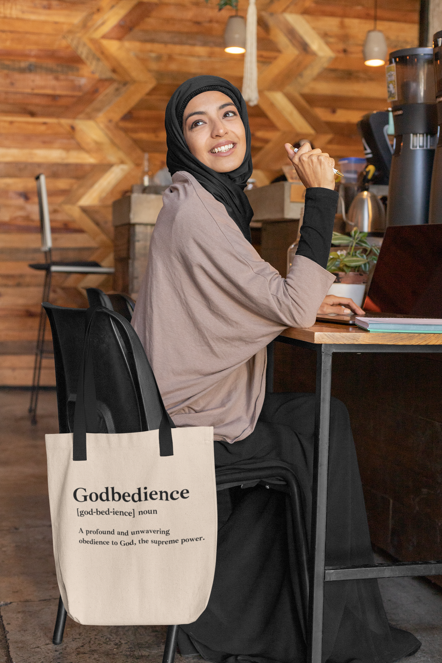 Godbedience Tote Bag - Custom Printed Stylish and Functional Tote