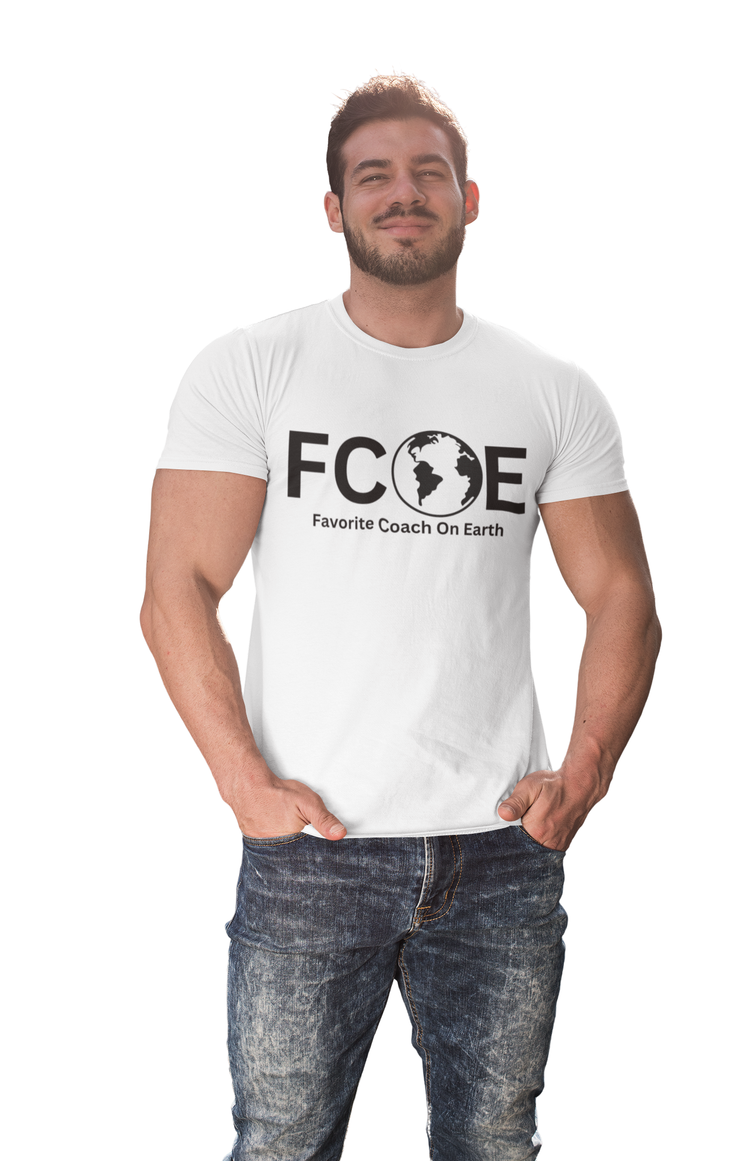 Favorite Coach On Earth (FCOE) - Comfort Colors 1717 Garment-Dyed T-Shirt