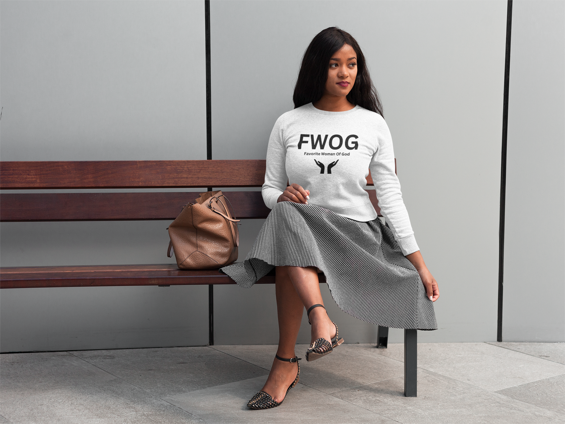 Favorite Woman of God (FWOG) Unisex Heavy Blend™ Crewneck Sweatshirt